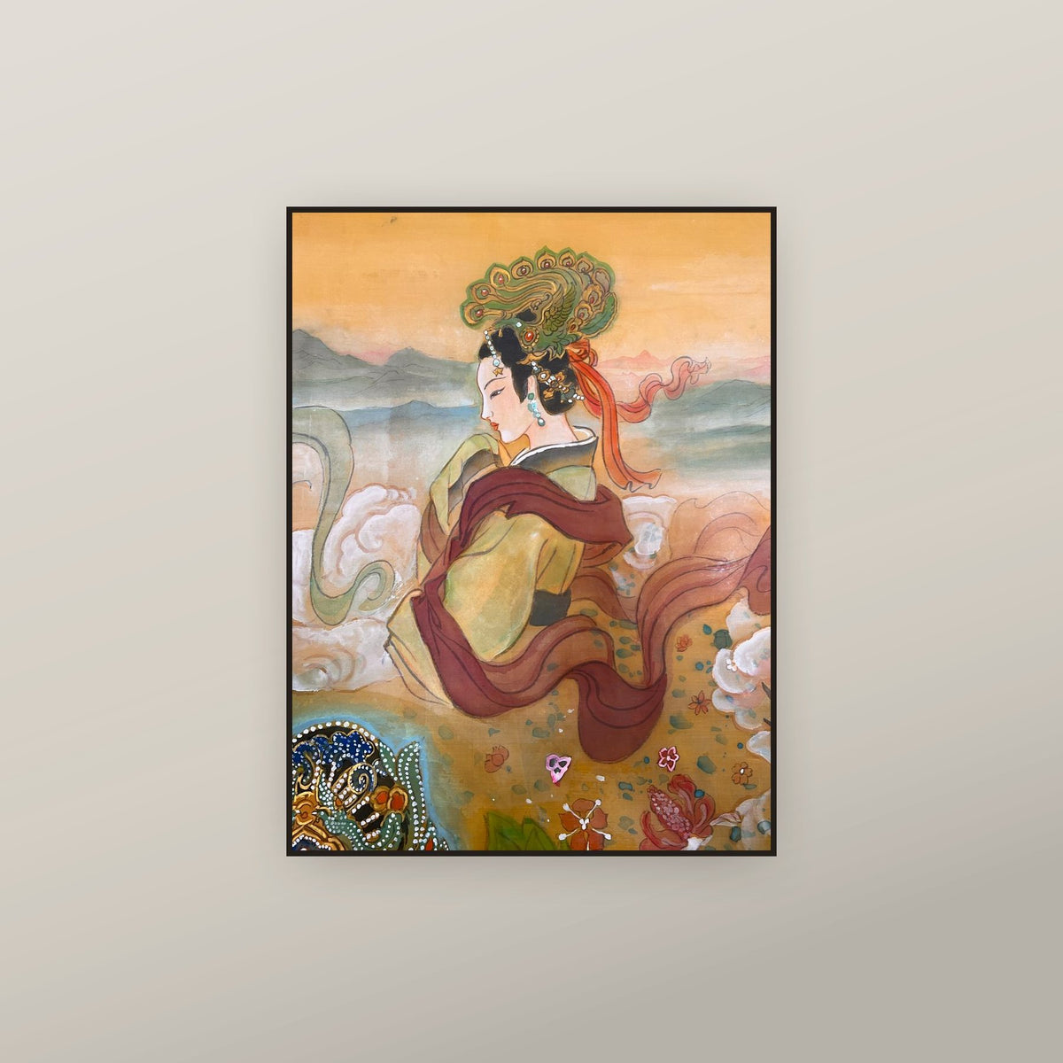 Empress Guo — shown framed on a wall