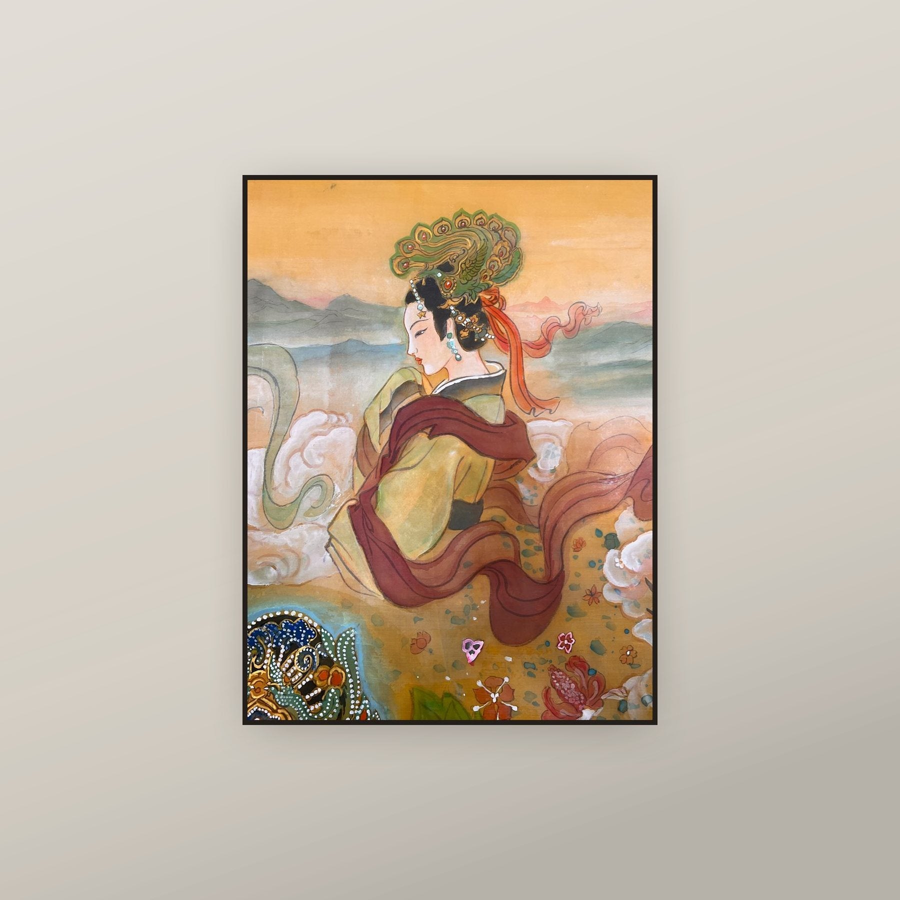 Empress Guo — shown framed on a wall