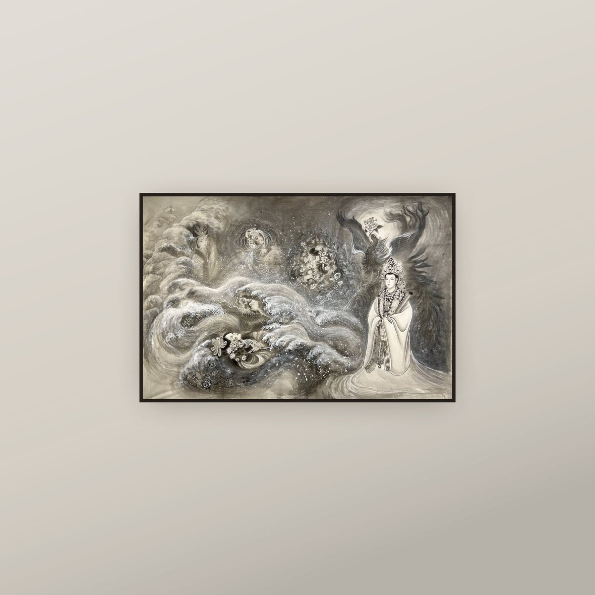 Northern Song End Period — shown framed on a wall