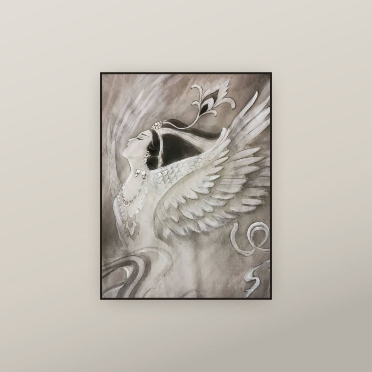 Empress Guo — shown framed on a wall
