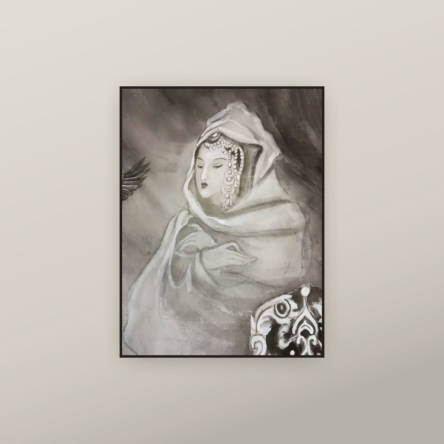 Empress Han — shown framed on a wall