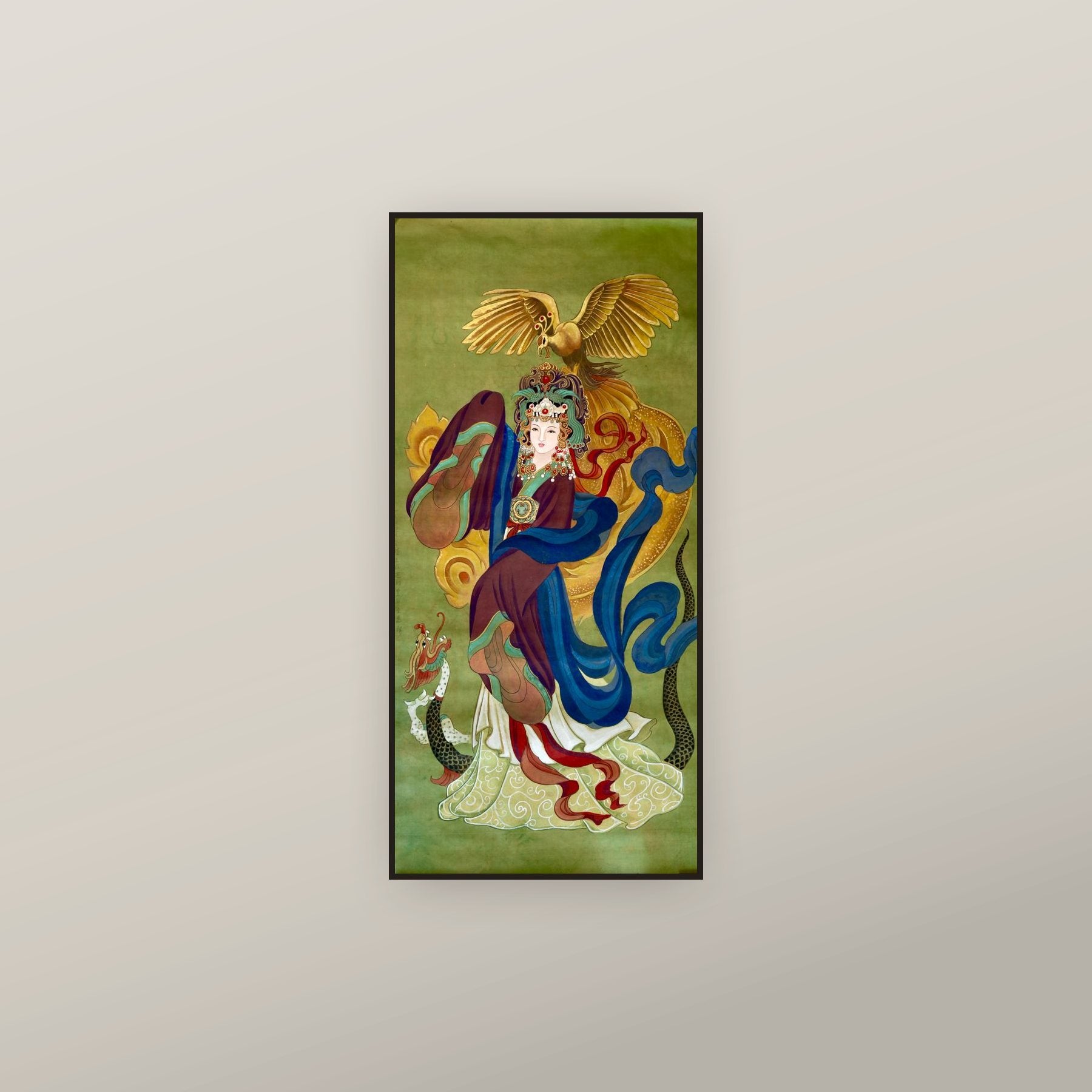 Empress Wenxian — shown framed on a wall