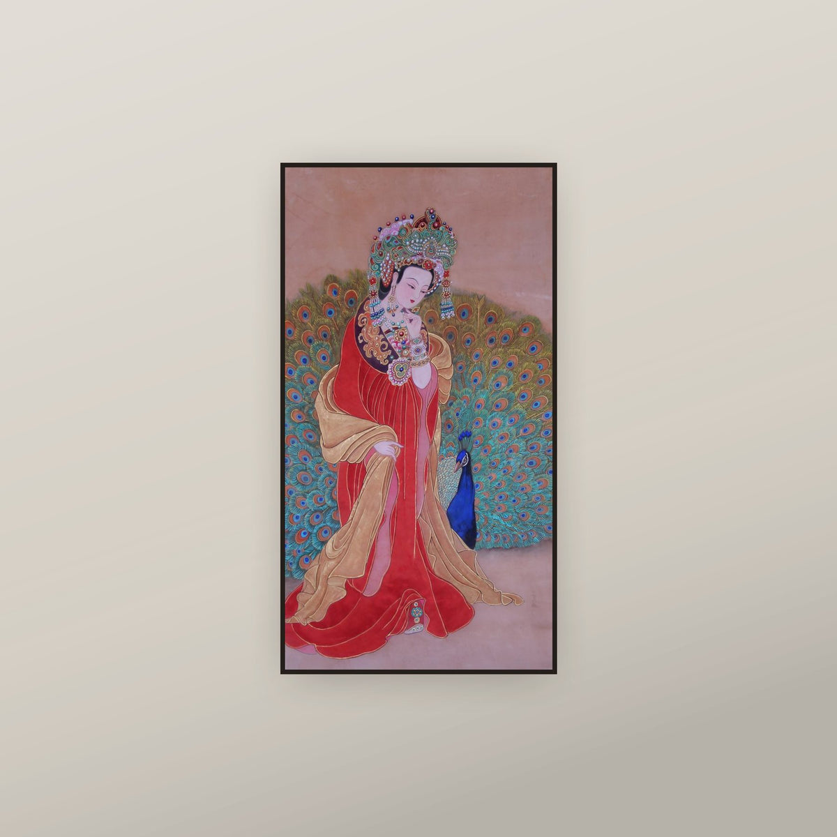 Empress Dou — shown framed on a wall