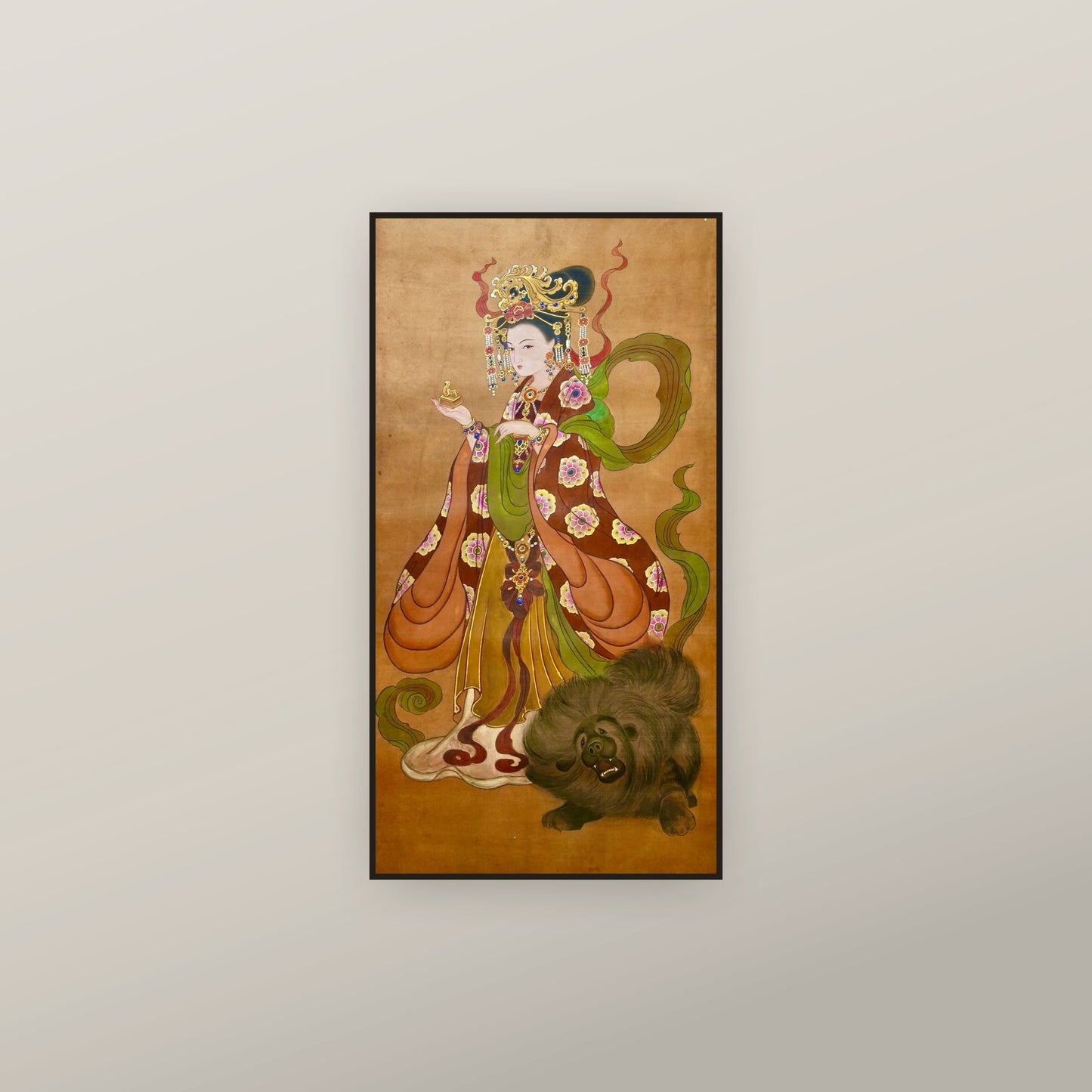 Empress Zhang — shown framed on a wall