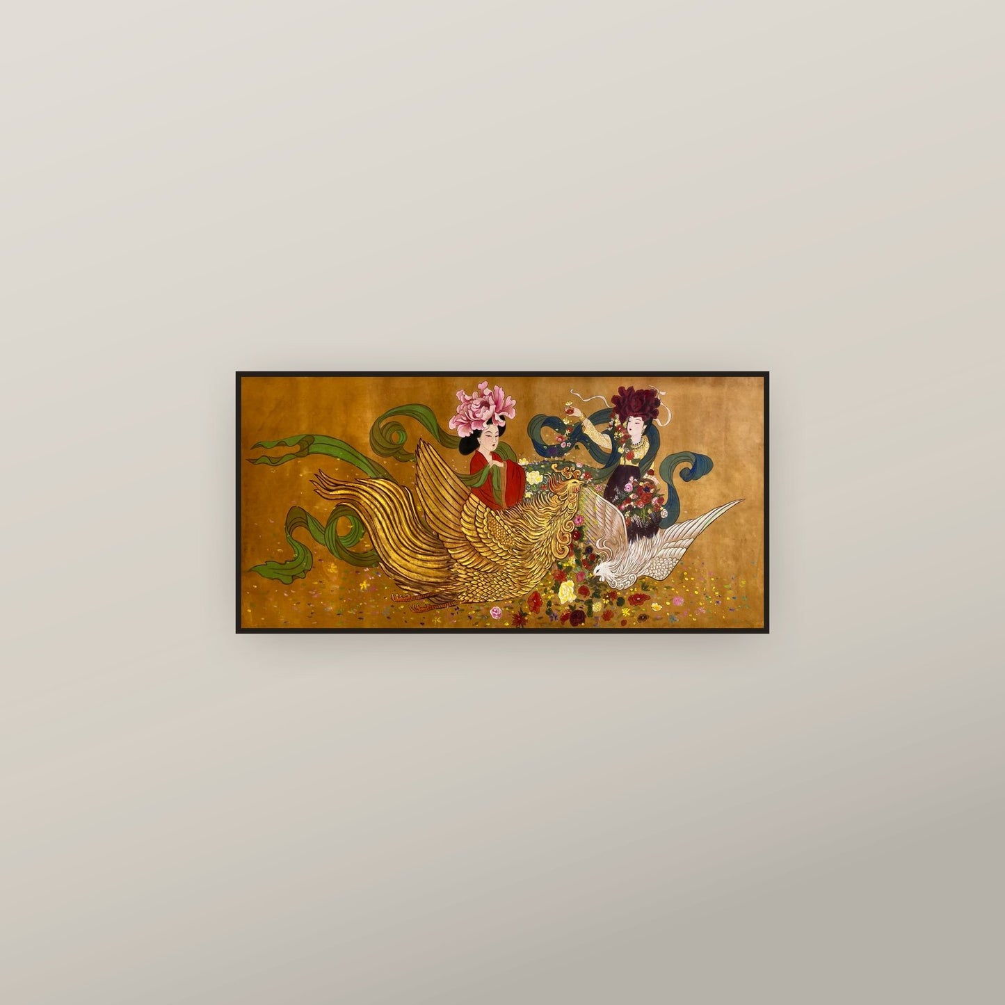 Empress Liu + Dou — shown framed on a wall