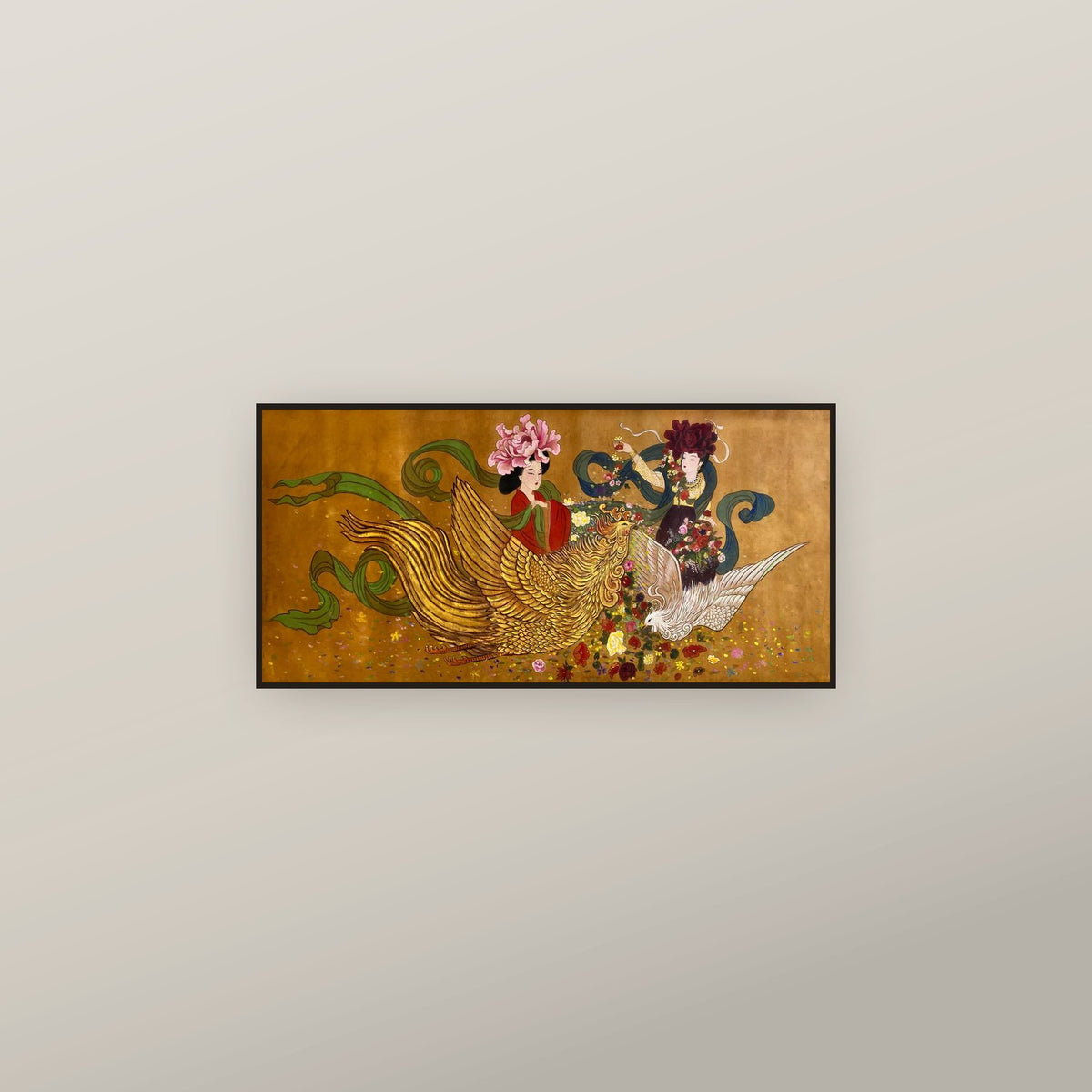 Empress Liu + Dou — shown framed on a wall