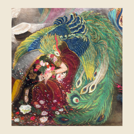 Yu Daolian (Empress Xiao) — silk portrait by Xiang Li