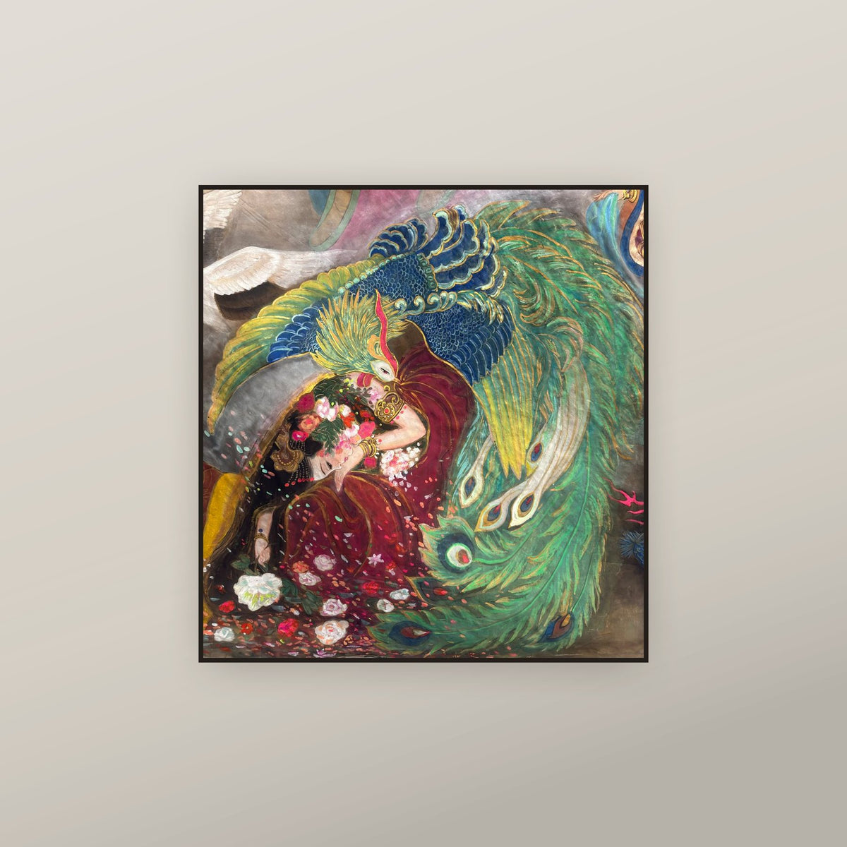 Yu Daolian (Empress Xiao) — shown framed on a wall